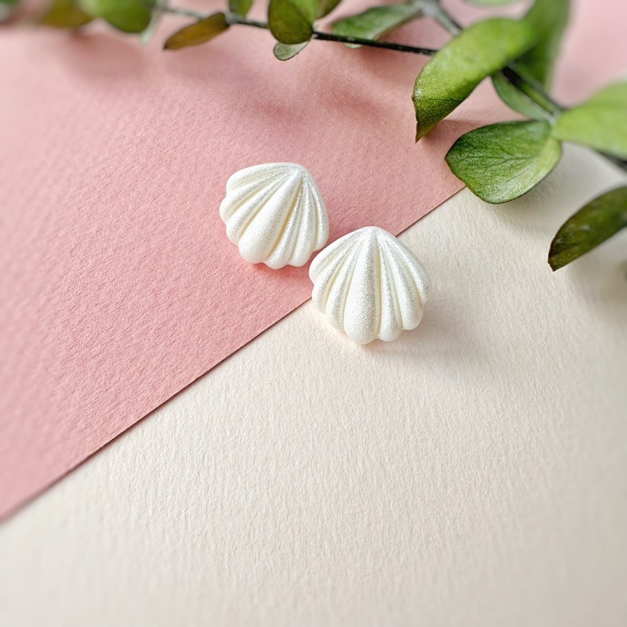 Auskarai Kriauklės |Mažos|AUP-38